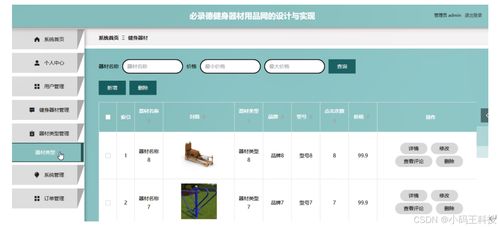 免費 springboot 必錄德健身器材用品網(wǎng)的設計與實現(xiàn)